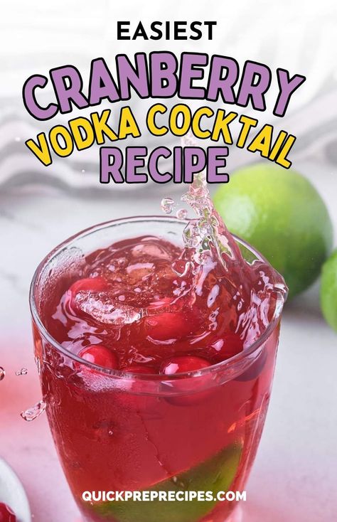 Thanksgiving Cranberry Cocktail Recipes, Cranberry And Vodka Recipes, Cranberry Vodka Recipe Cocktails, Cranberry Vodka Cocktail, Cranberry Vodka Recipe, Vodka Recipes Easy, Vodka Cran, Vodka Cranberry Cocktail, Cranberry Cocktail Recipe