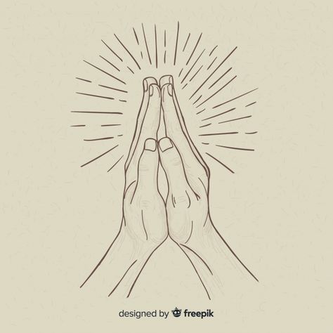 Hand drawn praying hands background | Free Vector Prayer Hands Drawing, Praying Hands Clipart, Praying Hands Drawing, Hands Background, Praying Hands Tattoo, Christian Drawings, Simpsons Drawings, Hand Clipart, Prayer Hands