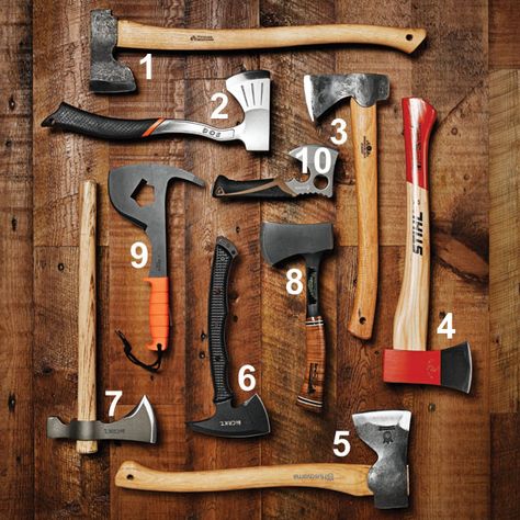 Our 10 Favorite Short Axes, Hatchets, and Tomahawks - We've rounded up the latest and greatest of these versatile tools. So go ahead, chop to it. With URL Links, to the makers and there prises. So go find one you like... (^^,) • See more at > https://www.pinterest.com/ohkegnu/-axes-how-to-/ Ontario Knife, Bushcraft Kit, Bushcraft Gear, Bushcraft Camping, Hatches, Wilderness Survival, Base Camp, Survival Tools, Outdoor Survival