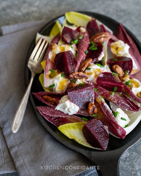 Endive Recipes, Endive Salad, Satisfying Salads, Yummy Fall Recipes, Winter Dinner, Roasted Beets, Beet Salad, Beltane, Healthy Salad Recipes