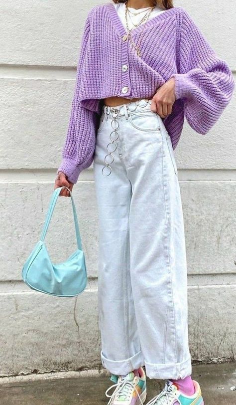 Cute Aesthetic Purple, Indie Outfits Vintage, Vintage Outfits 90s Retro, Indie Outfits Grunge, Indie Outfits Summer, Outfits With Air Force Ones, Grunge Outfits 90s, Trendy Outfits 2020, Indie Outfits Aesthetic