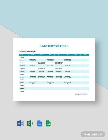 University Schedule, Google Spreadsheet, Docs Templates, Schedule Templates, Art Fonts, Document Templates, Schedule Template, Google Sheets, Blog Website