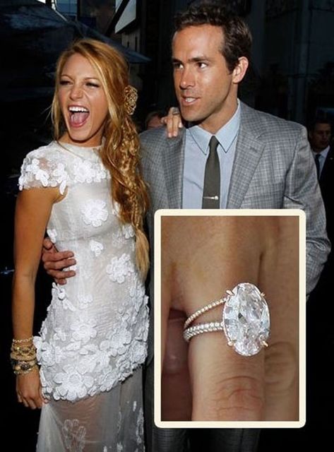 Blake Lively engagement ring is one of our favourite celebrity engagement rings. Find out how you can get the look at a fraction of the price with our budget-friendly guide. Blake Lively Engagement Ring, Sapphire Engagement Ring Set, Engagement Celebration, Celebrity Engagement Rings, Best Engagement Rings, Rose Gold Engagement, Vintage Engagement, Blake Lively, Rose Gold Engagement Ring