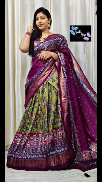 Crushed Silk Lehenga: Vibrant Heritage Collection at Affordable Price - SDLS Crush Lehenga, 2023 Lehenga, Blouse Designs High Neck, Yellow Lehenga, Fashionable Saree Blouse Designs, Lehenga Collection, Kurti Designs Party Wear, Contrast Blouse, Latest Sarees