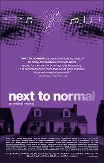 Next to Normal Next To Normal Musical, Broadway Posters, Theatre Posters, Next To Normal, Broadway Plays, Theatre Geek, Theatre Shows, Musical Plays, Theatre Poster