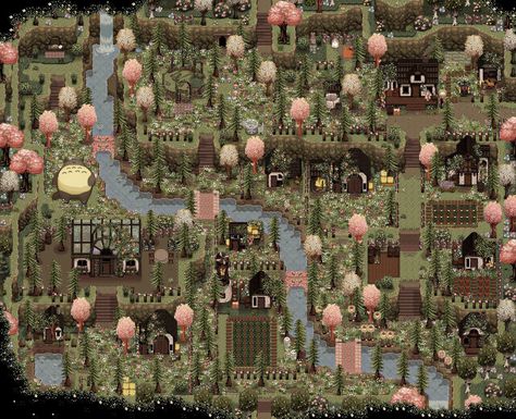 Stardew Farms, Stardew Valley Layout, Stardew Valley Farms, Farm Layout, Farm Design, Gaming Decor, Island Design, Stardew Valley, Old Farm