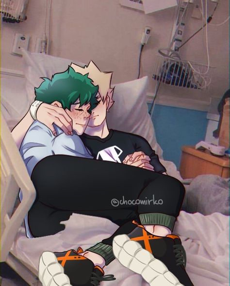 Bakugo Katsuki Fanart Cute, Hospital Bed, Hottest Anime Characters, My Hero Academia Shouto, Comic Pictures, Hero Wallpaper, Boku No Hero Academia Funny, My Hero Academia Episodes, Anime Boyfriend