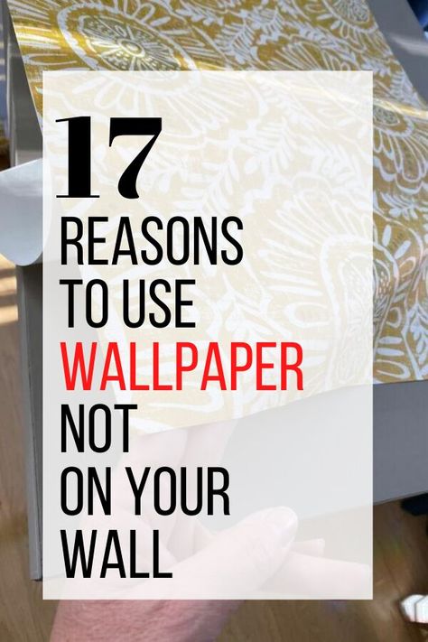 Cheap Wall Covering, High End Decor, Bathroom Wall Coverings, Room Decor On A Budget, Kitchen And Laundry Room, Fabric Covered Walls, Laundry Room Wallpaper, Laundry Room Wall Decor, Wallpaper Diy