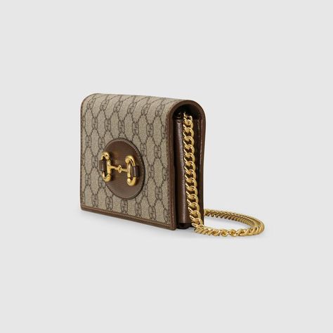 Gucci Chain Wallet, Dionysus Super Mini Bag, Gucci Chain, Wallet With Chain, Gucci Store, Gucci Gifts, Gucci Horsebit, Chain Wallet, Wallet Chain