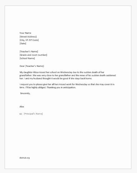 Absent Letter For School, Absent Letter, Excuse Letter, Letter Writing Format, Business Letter Example, Free Family Tree Template, Resume Cover Letter Examples, Mothers Day Card Template, Make A Family Tree