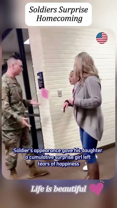 Soldiers Coming Home Surprise Most Emotional Compilations #surprise #mil... Soldier Coming Home Videos, Soldier Surprises, Soldiers Coming Home, Happy Tears, Coming Home, Homecoming, Life Is Beautiful, Soldier