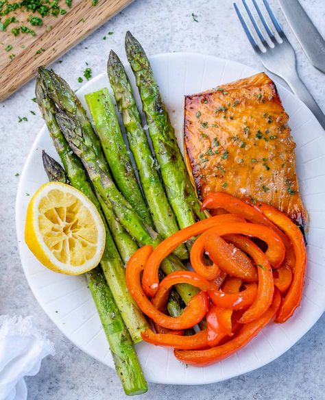 Balsamic Salmon, Homemade Marinade, Sheet Pan Suppers, Clean Food Crush, Wild Salmon, Food Crush, Natural Diet, Prep Recipes, Clean Food