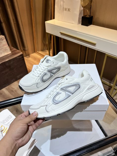 Christian Dior B23 Sneaker White For Men CD Check more at https://luxurbags.com/products/chrstn-dr-b23-sneaker-white-for-men-cd/ Dior B23 Outfit Men, Dior Sneakers Men, New House Essentials, Mens Aesthetic, Christian Dior Shoes, Graphic Aesthetic, Dior Sneakers, Long Gold Earrings, Outfit White