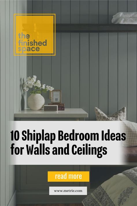 Are you considering adding shiplap to your bedroom design but aren’t sure how to effectively use it? Here are some of the best shiplap bedroom ideas for walls and ceilings. Bedroom Ceiling Paneling, Shiplap Coastal Bedroom, Farmhouse Bedroom Wall Ideas, Accent Wall Behind Bed With Window, Shiplap In Bedroom, Shiplap Bedroom Accent Wall, Vertical Shiplap Bedroom, Shiplap Bedroom Ideas, Shiplap Accent Wall Bedroom