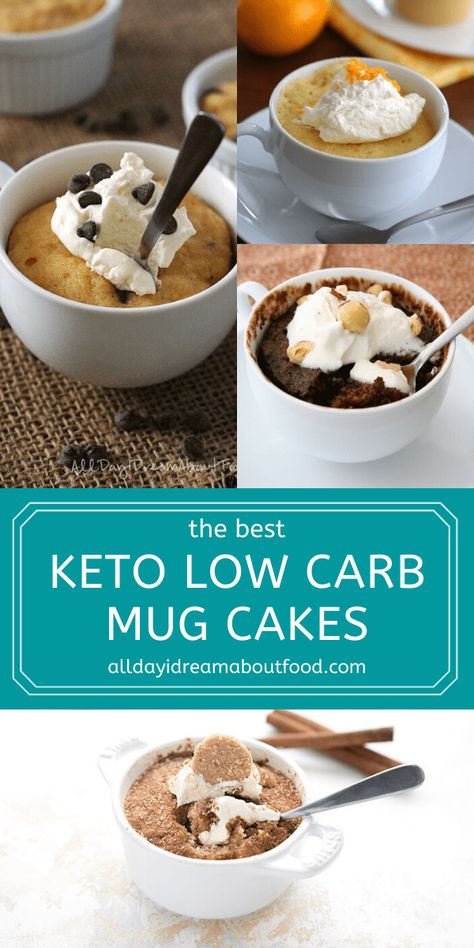 Mug Cakes Recipes, Low Carb Mug Cakes, Mug Cake Recipes, Keto Mug, Ketogenic Desserts, Low Carb Low Fat Recipes, Mug Cakes, Keto Mug Cake, Thm Desserts