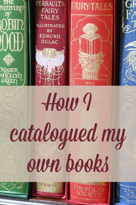 How To Organize Library Books At Home, Personal Library Organization, Books For Home Library, Home Library Cataloging, How To Catalog A Home Library, Library Organization Ideas Home, Library Of Things, Must Have Books For Home Library, Cataloging Books