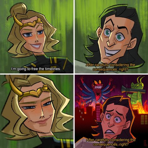 Loki And Sylvie, Loki Sylvie, Marvel Fanart, Marvel Loki, Loki Series, Loki Art, Loki Fanart, Dc Art, Funny Marvel Memes