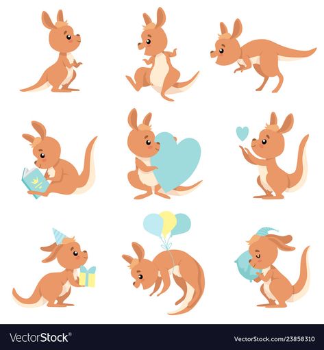 Kangaroo Drawing Cute, Simple Kangaroo Drawing, Kangaroo Outline, Kangaroo Cartoon, Cute Kangaroo Illustration, Kangaroo Drawing, Kangaroo Illustration, Kangaroo Kids, Bush Fire