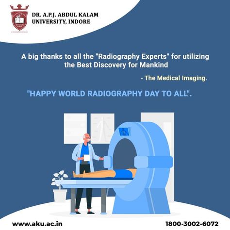 World Radiography Day, Radiography Day, Medical Imaging, Big Thanks, Indore, Anatomy, Medical, Good Things, Education