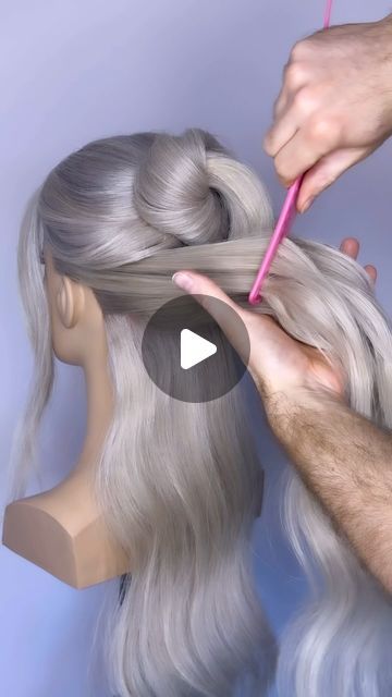 Sleek Hairdo Classy, Elegant Up Dos For Medium Hair, Super Long Hairstyles Hairdos, Updo Hair For Prom, Easy Updos For Long Hair Wedding Guest, Updo Pageant Hairstyles, Hairstyles For Hair With Extensions, Viking Updos For Long Hair, Updo With Layered Hair