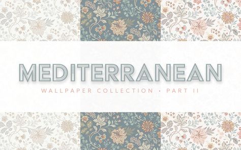 Mediterranean Walls • Part II | Patreon Sims 4 Mediterranean, Mediterranean Wallpaper, Mod Furniture, Cc Mods, Sims 4 Game Mods, 4 Wallpaper, Sims 4 Cc Furniture, Best Sims, Damask Wallpaper