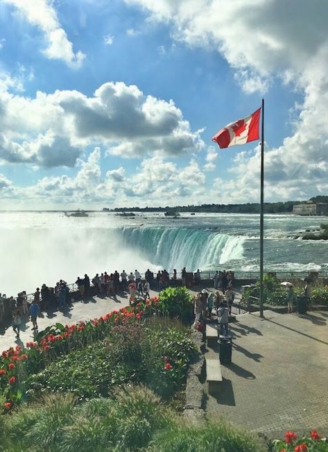 Niagara Falls Canada Side, Canada Pics Beautiful Places, Niagara Falls Canada Aesthetic, 2 Kings 20:5 Wallpaper Aesthetic, Canada Astethic, Canada Beautiful Places, Niagra Falls Ontario Canada, Niagara Falls Aesthetic, Canada In Summer