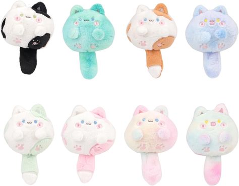 Amazon.com: refavor Cute Cat Stuffed Animals - 8PCS Mini Cat Plushies Toy Bulk Cute Plush Toy Keychain Kids Gift Colorful Cats Stuffed Animals Toy Set Party Decorations Favors Backpack Pendants Ornaments(5.5") : Toys & Games Cute Cat Plushies, Sorcerer Oc, Keychain Kids, Cat Plushies, Toy Keychain, Mini Cat, Stuffed Animal Cat, 8 Bits, Cat Colors