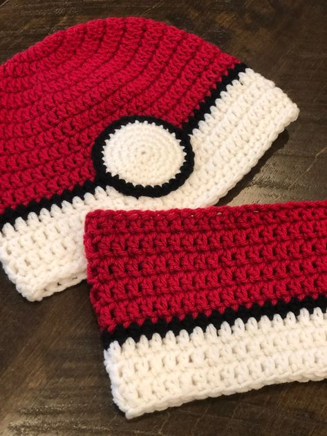 Crochet Patterns Free Hats, Pokemon Hat Crochet, Crochet Pokemon Hat, Pokemon Crochet Hat, Pokemon Crochet Patterns Free, Crochet Santa Hat Free Pattern, Pokémon Hat, Crochet Pattern Pokemon, Boy Crochet Patterns