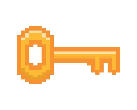 Key Pixel Art, Notion Ideas, Scary Story, Pixel Game, Key Icon, 3d Pixel, Old Key, Pixel Art Games, Pixel Games