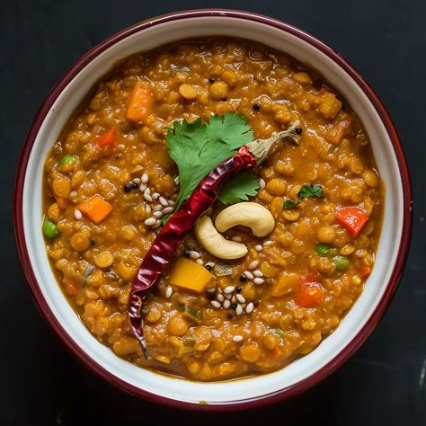 Bisi Bele Bath, directly translating to 'hot lentil rice', is a hearty and wholesome dish from Karnataka, India. This one-pot meal is a perfect blend of rice, lentils, vegetables, and a special spice blend known as Bisi Bele Bath masala. It's a soul-satisfying dish that encompasses the essence of South Indian flavors, making it a favorite among those who crave a spicy, tangy, and slightly sweet meal. Let's dive into the art of making Bisi Bele Bath. Lentil Rice, Rice Lentils, Bath Recipes, Fenugreek Seeds, Evil Eyes, Interesting Food, Mixed Vegetables, Spice Blends, Interesting Food Recipes