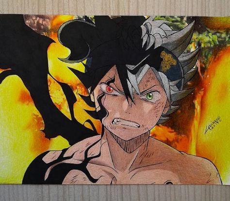 Black Clover Painting, Clover Painting, Star Wars Room Decor, Kid Kakashi, Dragon Ball Wallpaper Iphone, Arte Do Kawaii, Animal Illustration Art, Digital Art Photography, Black Clover Manga