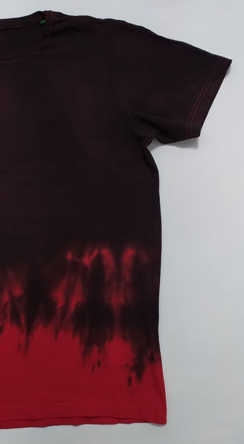 Tie And Die, Red Tie, Black Tie Dye, Character Inspo, Black Tie, Bleach, Tie Dye, Dye, Red