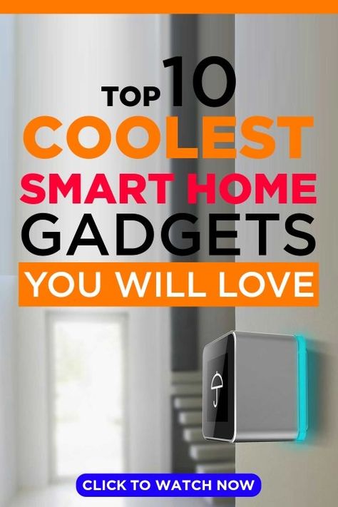 Smart home devices are such an essential part of the 21st century. With them equipped in your home, you can do many cool things like turning your thermostat up and locking your doors with a simple voice gesture, creating a fluid and serene environment that promotes convenience and functionality. That is why today, we will be looking at the Top 10 coolest smart home gadgets you will certainly love. Smart Home Setup, Smart Home Ideas Technology, Smart Gadgets For Home, Smart House Ideas Technology, Smart Lighting Ideas, Smart Home Design Ideas, Best New Gadgets, Smart Kitchen Technology, Smart Home Ideas