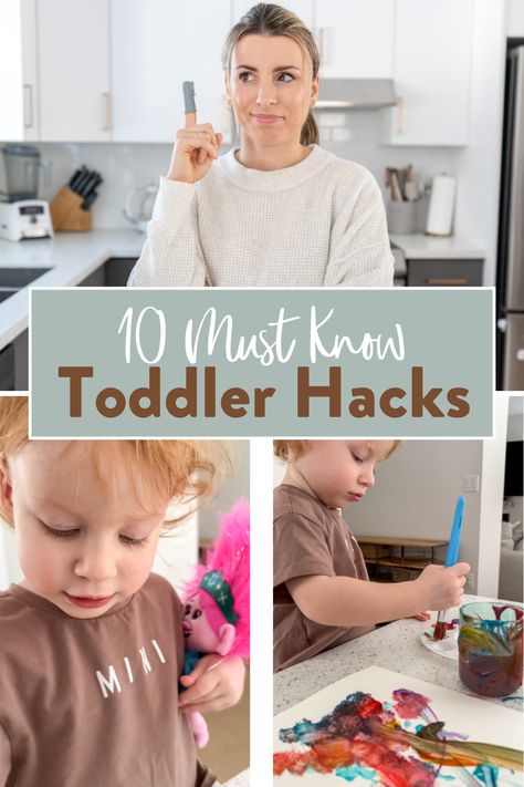 My top 10 toddler hacks that will make parenting a lot easier. Mom Hacks Toddlers, Parenting Hacks Toddlers, Toddler Hacks, Teacher Mom, Toddler Mom, Mom Hacks, Toddler Life, Parenting Blog, Raising Kids