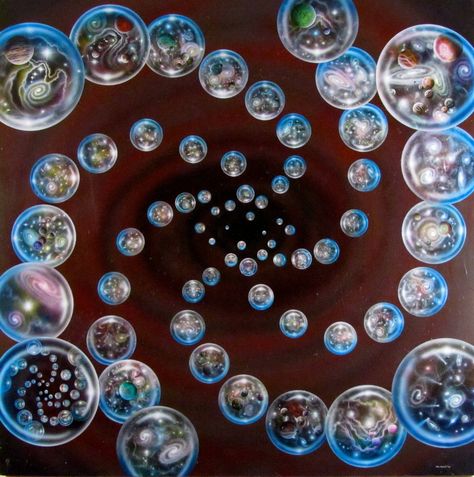 The Multiverse in God's Eye by sdelrussi Bubble Universe, God Particle, Galaxy Solar System, Edge Of The Universe, Higgs Boson, God's Eye, Gods Eye, Visually Pleasing, College Work