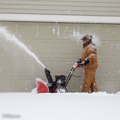 Cool Off, Then Gas Up Snowblower Storage, Atv Snow Plow, Driveway Markers, Snow Equipment, Out Of Gas, Make Snow, Winter Hacks, Gas Cans, How To Make Snow