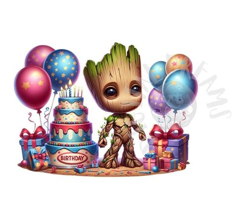 Groot Birthday, Digital Image, Mother’s Day, Printed Items, Beauty Book, Accessory Gift, Pet Supplies, Digital Prints, Electronic Accessories