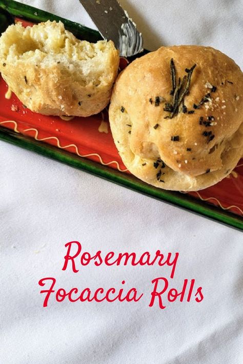 Rosemary Foccacia, Foccacia Bread, Rosemary Focaccia, Food Recipes Easy, Make Bread, Yeast Rolls, Bread Bun, Yeast Bread, Just Bake