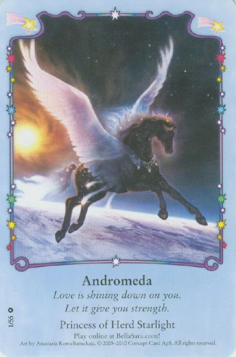 Bella Sara, Fantasy Unicorn, Pegasus Unicorn, Magical Horses, Horse Cards, Angel Oracle Cards, Last Unicorn, Fantasy Horses, Angel Cards