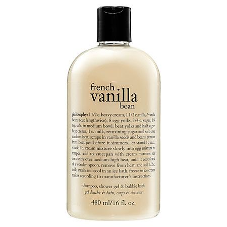 Philosophy French Vanilla Bean shower gel - WANT French Vanilla Bean, Philosophy Products, Vanilla Bean Ice Cream, French Vanilla, Body Cleanser, Body Skin Care Routine, Bubble Bath, Vanilla Bean, Smell Good