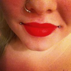 red lips & dahlia piercings Dalia Piercing, Dahlia Piercing, Body Modification, Body Is A Temple, Body Piercings, Pierce The Veil, Body Modifications, Beauty Body, Body Mods