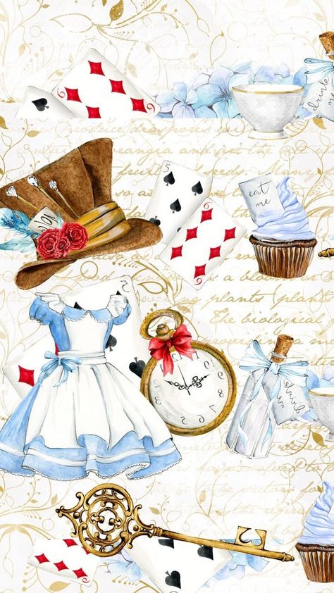 Disney Sublimation, Alice In Wonderland Wallpaper, Wonderland Wallpaper, Alice In Wonderland Crafts, Resident Advisor, Alice In Wonderland Artwork, Alice In Wonderland Illustrations, Wonderland Artwork, Alice In Wonderland Tea Party Birthday