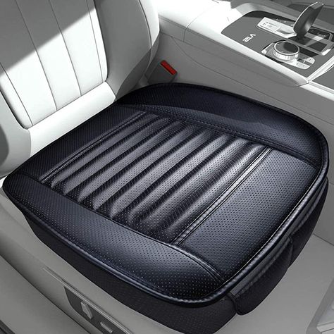 Sunny color 2pc Filling Bamboo Charcoal Edge Wrapping Car Front Seat Cushion Cover Pad for Auto with PU Leather(Black) : Amazon.ca: Automotive Wrapping Car, Car Seat Pad, Car Front Seat, Car Seat Reviews, Seat Cleaner, Leather Car Seat Covers, Leather Car Seats, Car Seat Cushion, Seat Cushion Covers