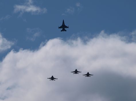 The "missing man" formation fly-by at Birch Hill cemetary on Memorial Day 2012.  —Wes Dunbar, Fairbanks Missing Man Formation, Airplane Tattoos, Our Town, The Missing, Memorial Day, Cool Photos, Flight, Tattoo Ideas, I Am Awesome