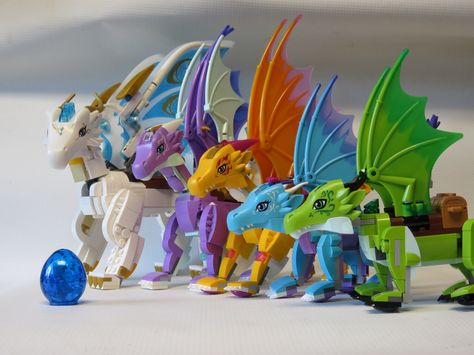 Legos Sets, Lego Elves Dragons, Angie Smith, Lego Elves, Yellow Magic, Lego Dragon, Diy Girls Bedroom, Galaxy Cake, Lego Challenge