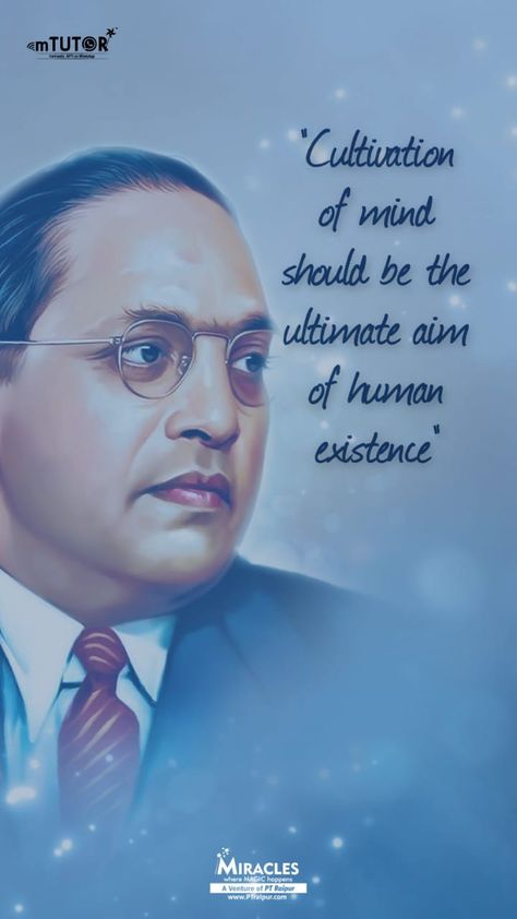 B R Ambedkar Quote, Photo With Quotes, Baba Saheb Ambedkar, Ambedkar Quotes, Barbie Girl Doll, Baba Saheb, Thoughts On Education, Feel Better Quotes, Better Quotes