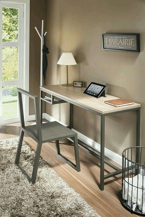 Minimal Workspace, Industrial Office Furniture, Meja Sofa, Computer Desk Design, Casa Country, Design Page, Office Furniture Design, Steel Furniture, Office Furniture Desk