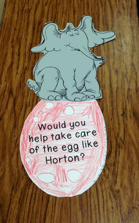 Dr Seuss Preschool Activities, Horton Hatches The Egg, Pie Graph, Dr Seuss Activities, Addition Words, Writing Craftivity, Addition Activities, Addition Word Problems, Rhyming Activities