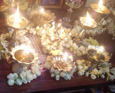 Pathare Prabhu Recipes: Deep Puja Celebration Lord Murugan Wallpapers, Silver Pooja Items, Hindu Mantras, Goddess Decor, Lord Murugan, Home Temple, Electric Bulb, Diwali Decorations, Diwali