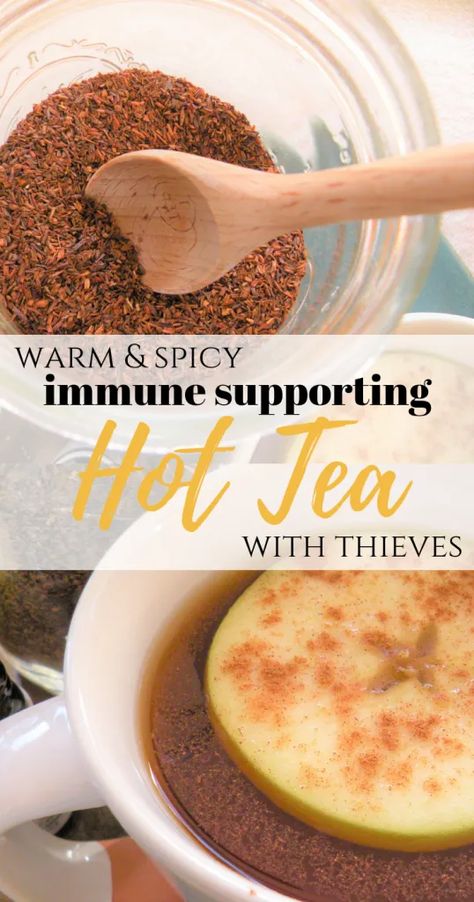 Warm and Spicy, Immune Supporting Hot Tea with Thieves - Dig the Good Life #HealthyLifeTips Thieves Tea, Good Health Tips, Healthy Food Choices, The Good Life, Healthy Eating Habits, Hot Tea, Healthy Living Tips, Good Life, Healthy Foods To Eat